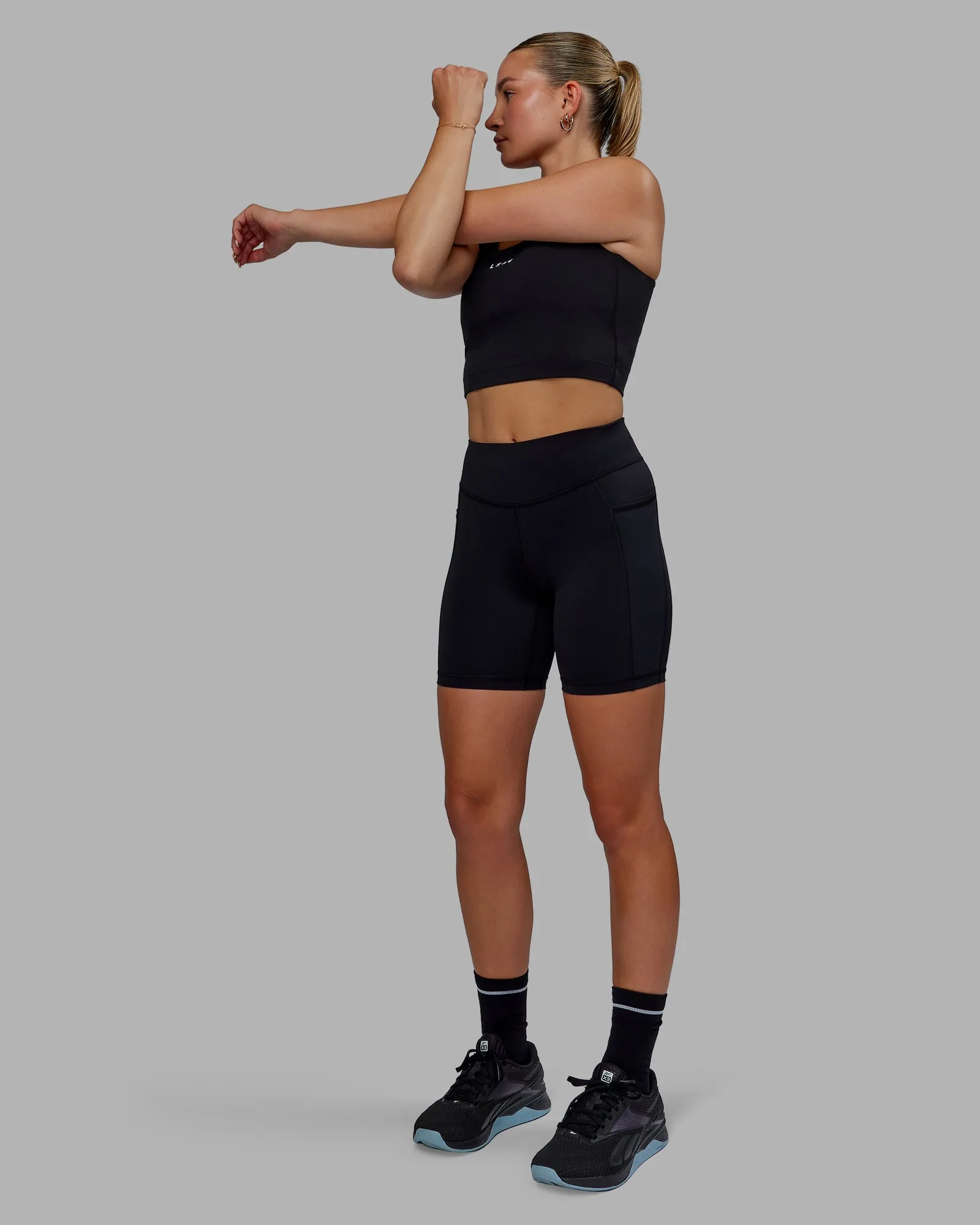 Elite Mid Short Legging - Black