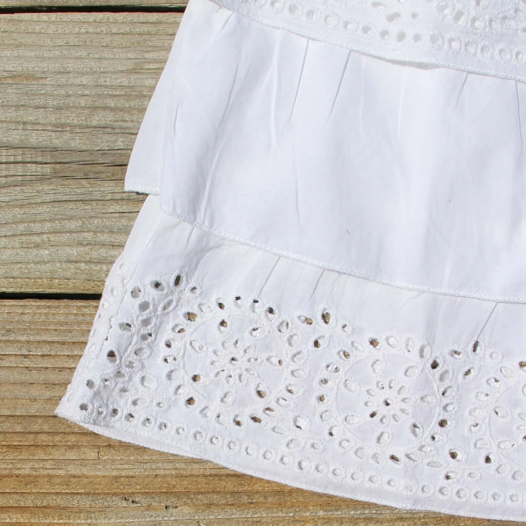 Eyelets & Ruffles Dress