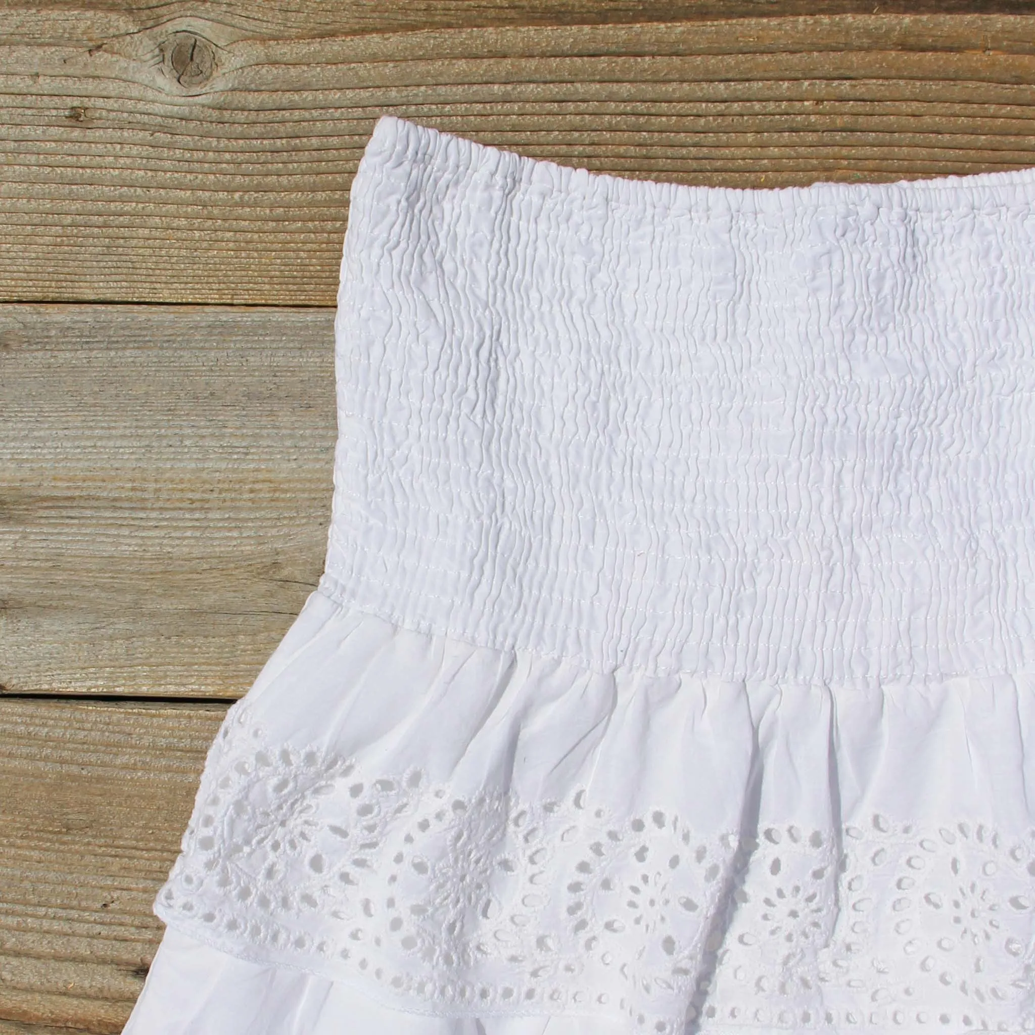 Eyelets & Ruffles Dress