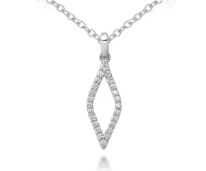 Fancy Open Marquise Diamond Pendant