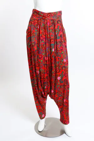 Floral Paisley Harem Pant