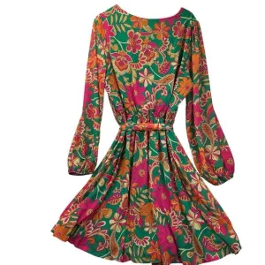 Flying Tomato Dress Women Plus Size 2X Colorful Floral Midi Maxi Occasion