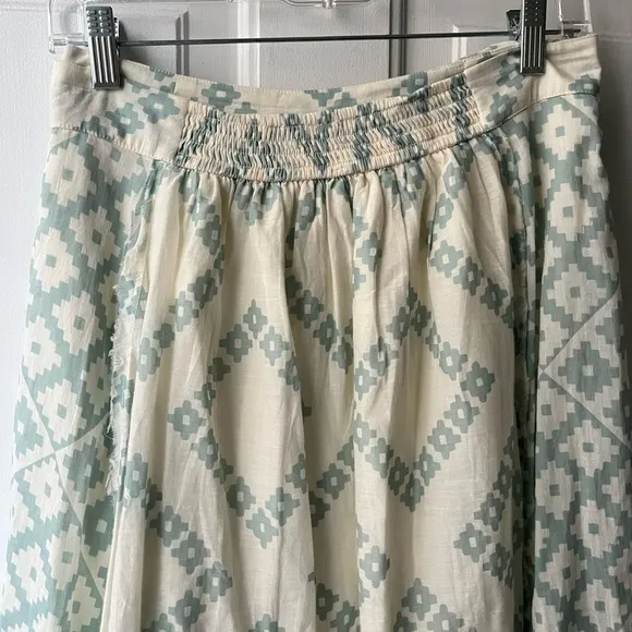Free People Luna Light Printed Midi Skirt