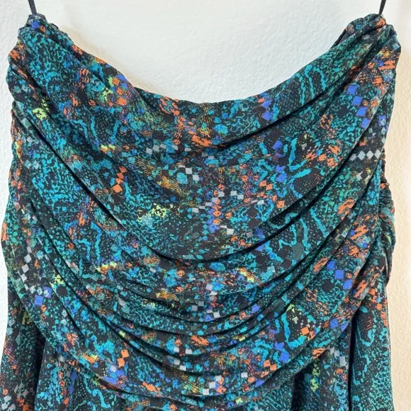 Free People Mini Skirt Saturday Sun Ruching XS