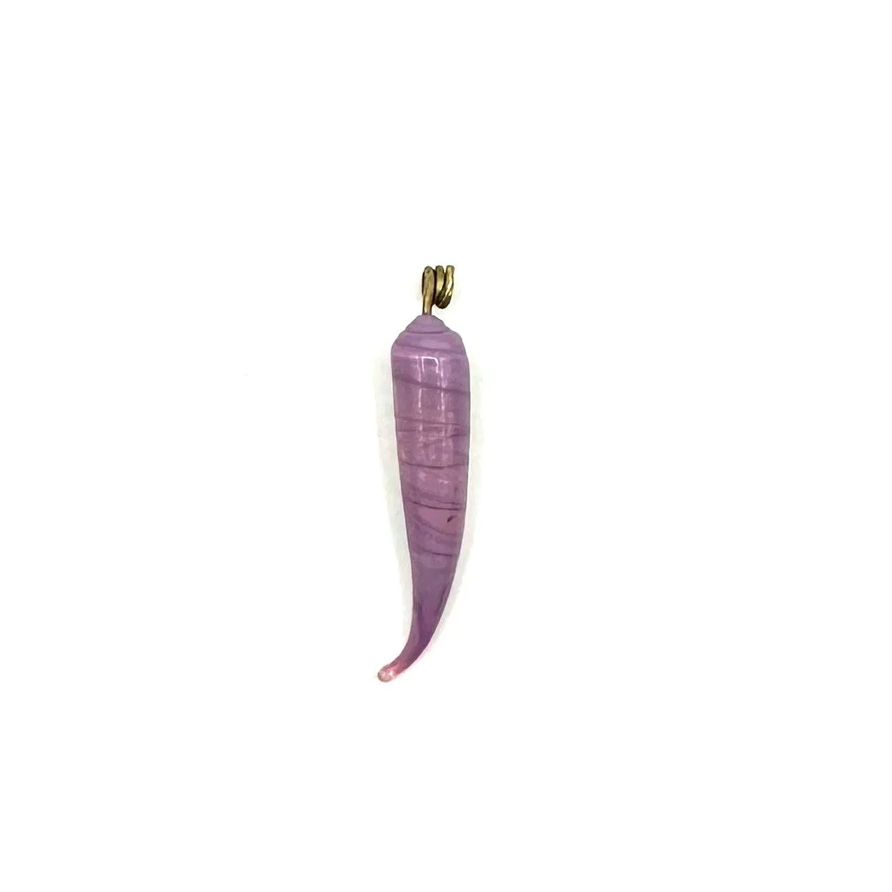 French Lilac Glass Drop
