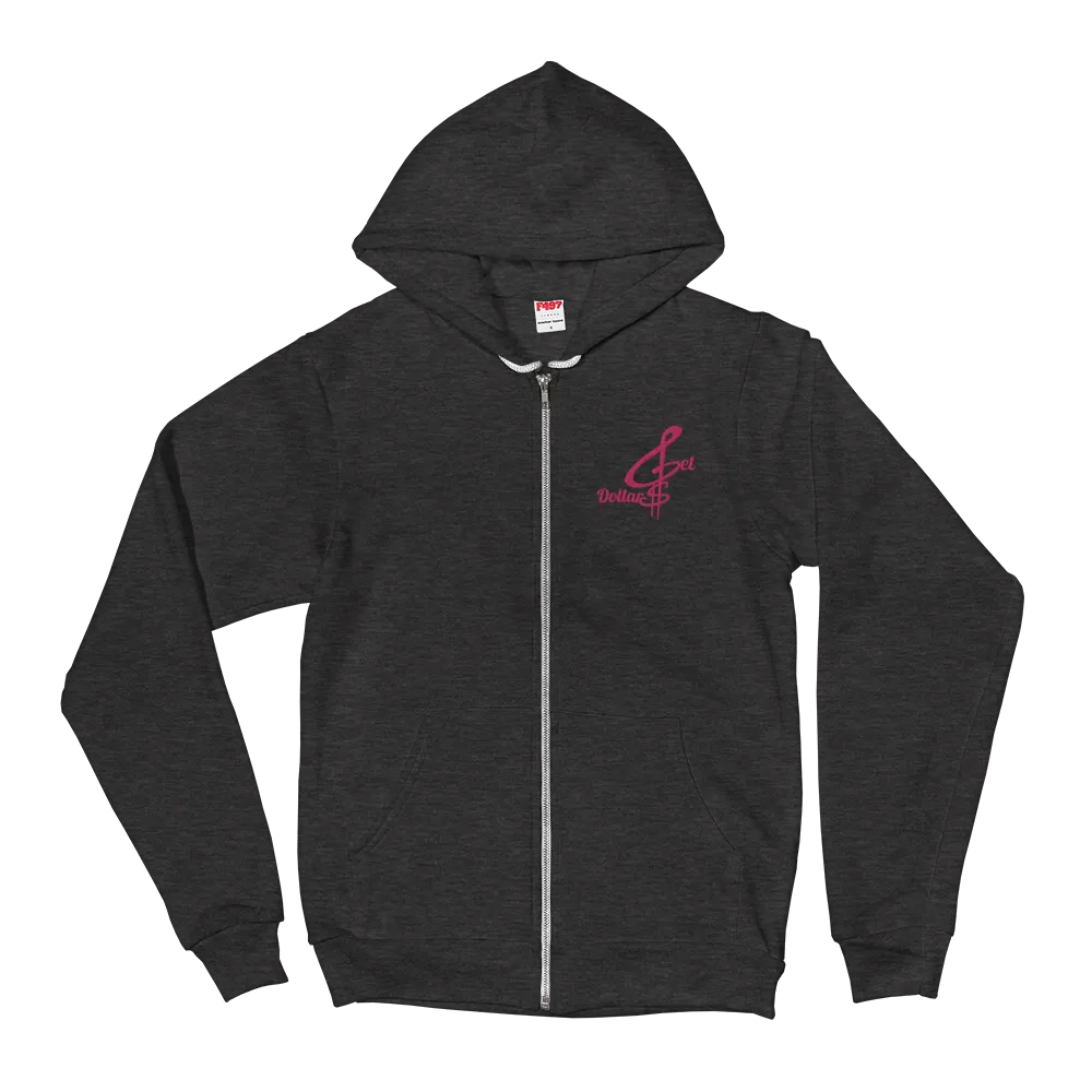 Get Dollars Unisex Hoodie (Flamingo Logo)