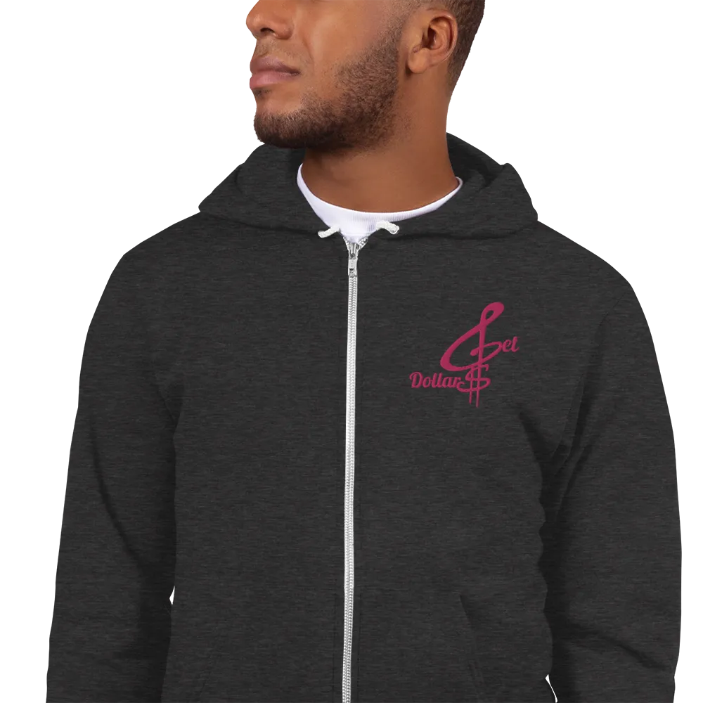 Get Dollars Unisex Hoodie (Flamingo Logo)