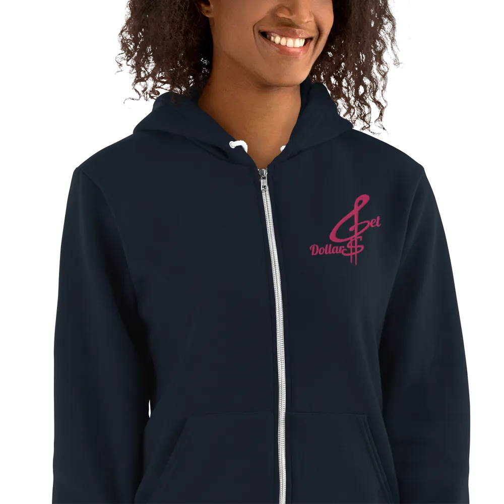 Get Dollars Unisex Hoodie (Flamingo Logo)