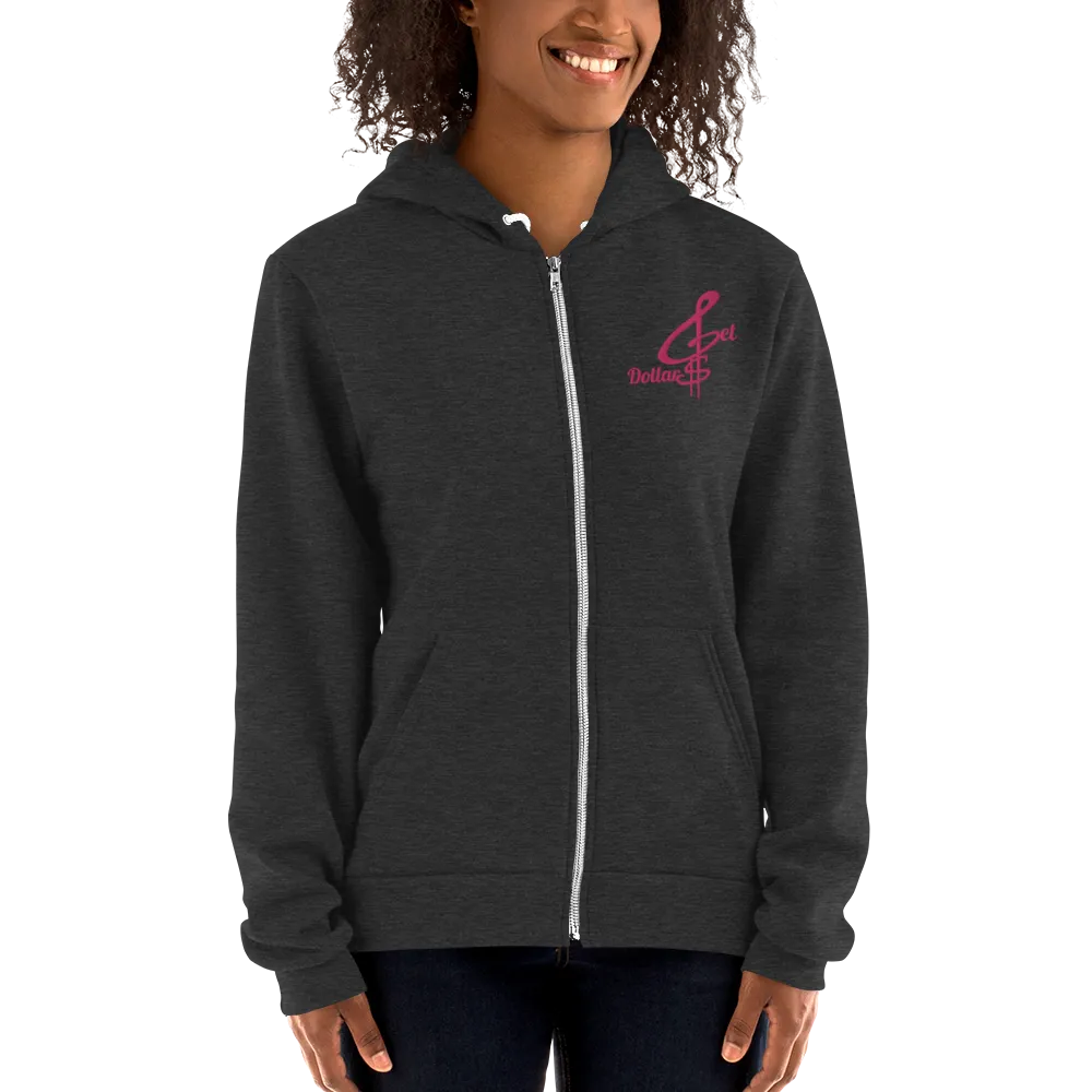Get Dollars Unisex Hoodie (Flamingo Logo)