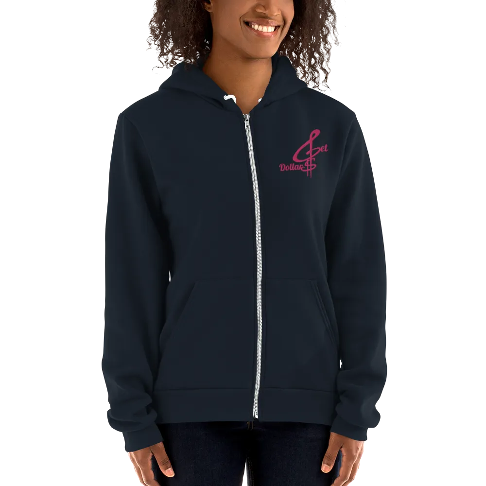 Get Dollars Unisex Hoodie (Flamingo Logo)