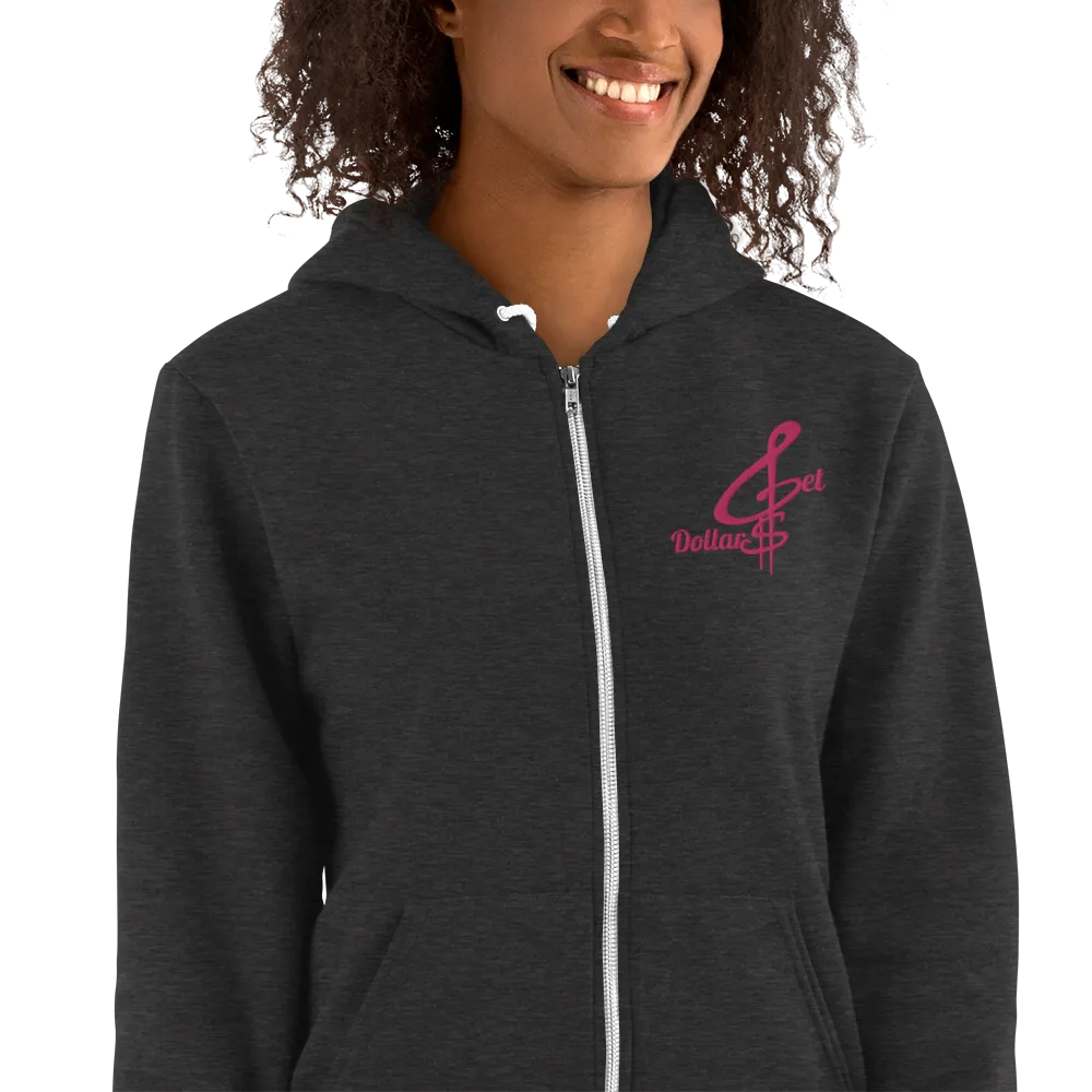 Get Dollars Unisex Hoodie (Flamingo Logo)