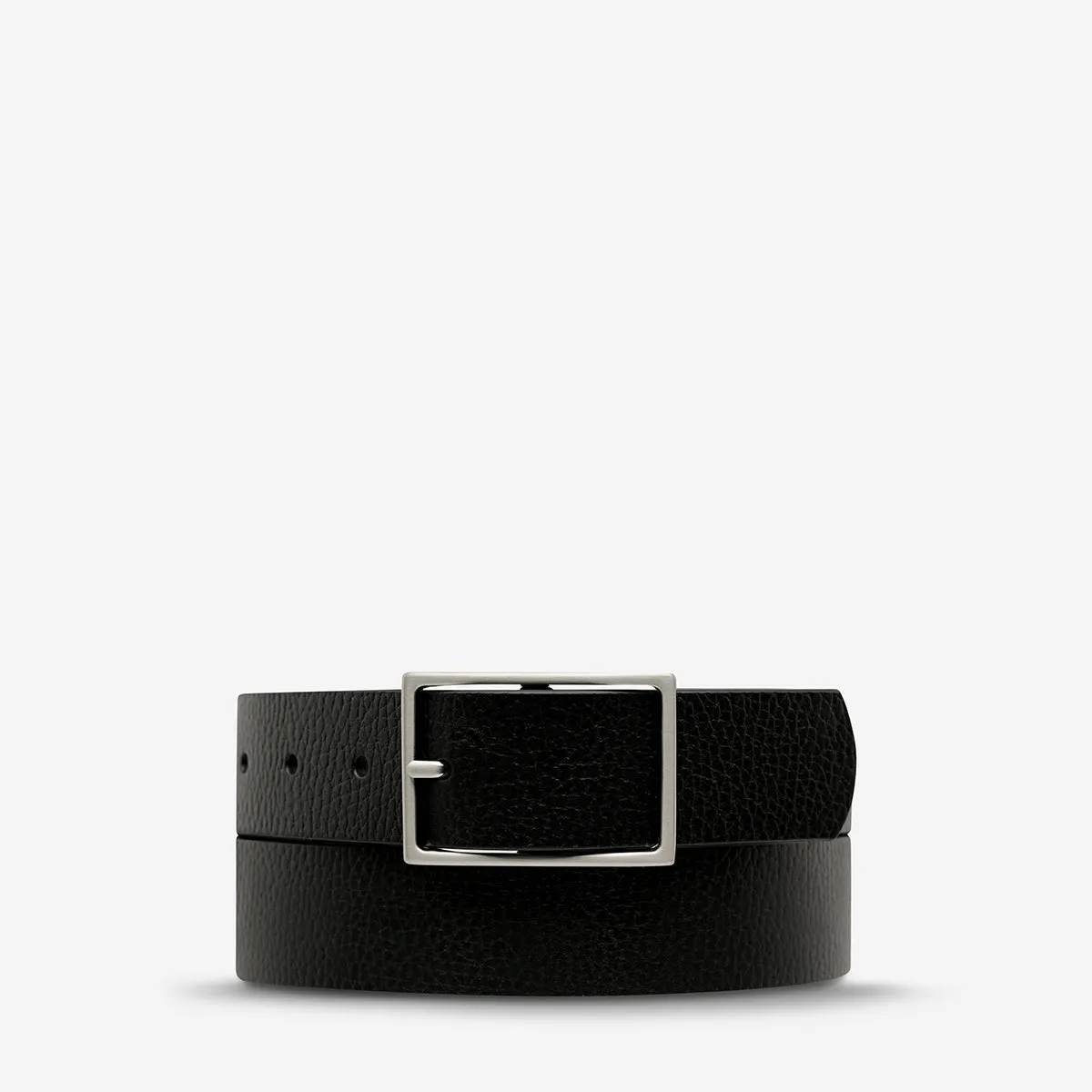 Getting Real Belt - Black/Silver