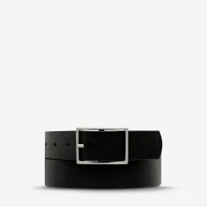 Getting Real Belt - Black/Silver