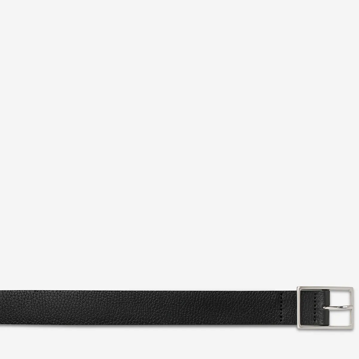 Getting Real Belt - Black/Silver