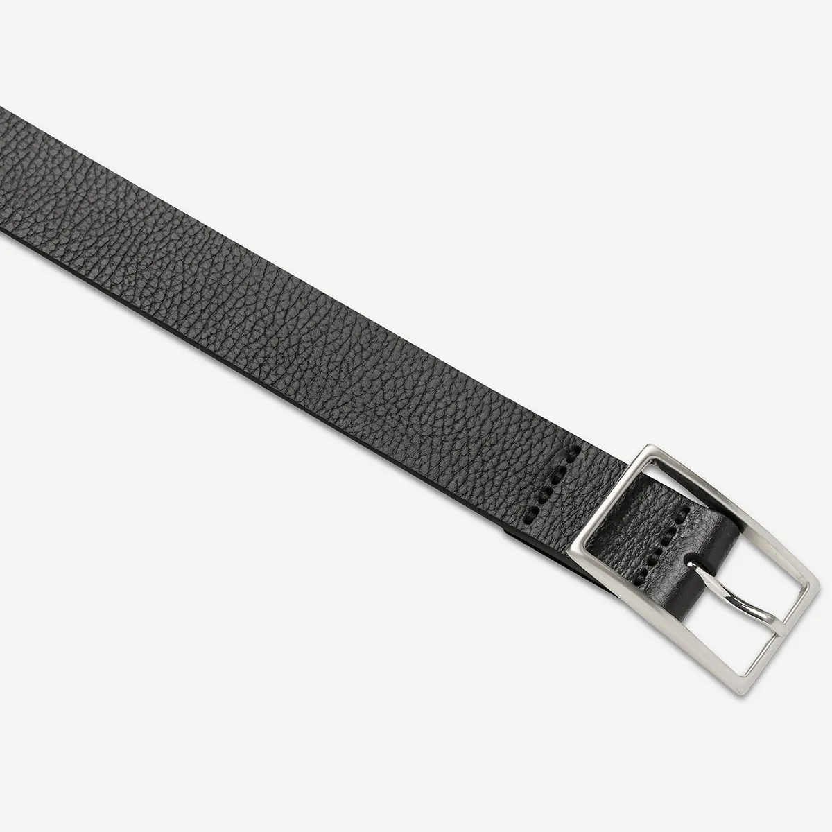 Getting Real Belt - Black/Silver