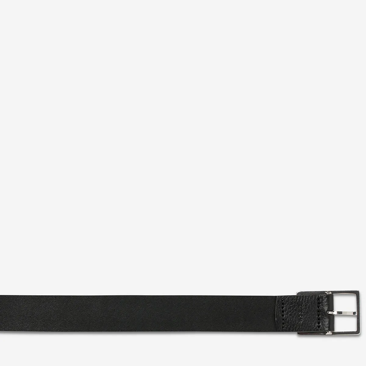 Getting Real Belt - Black/Silver