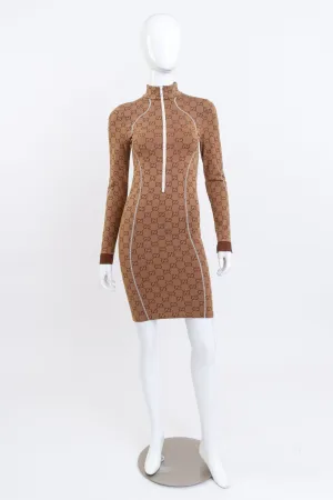 'GG' Jacquard Stretch Dress