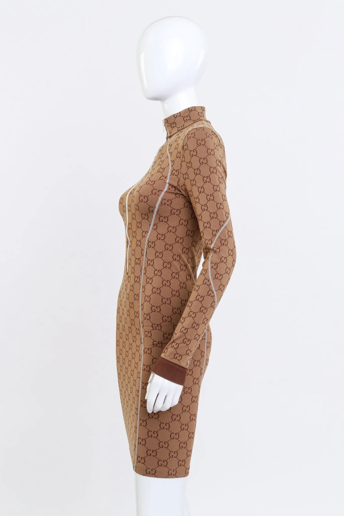 'GG' Jacquard Stretch Dress