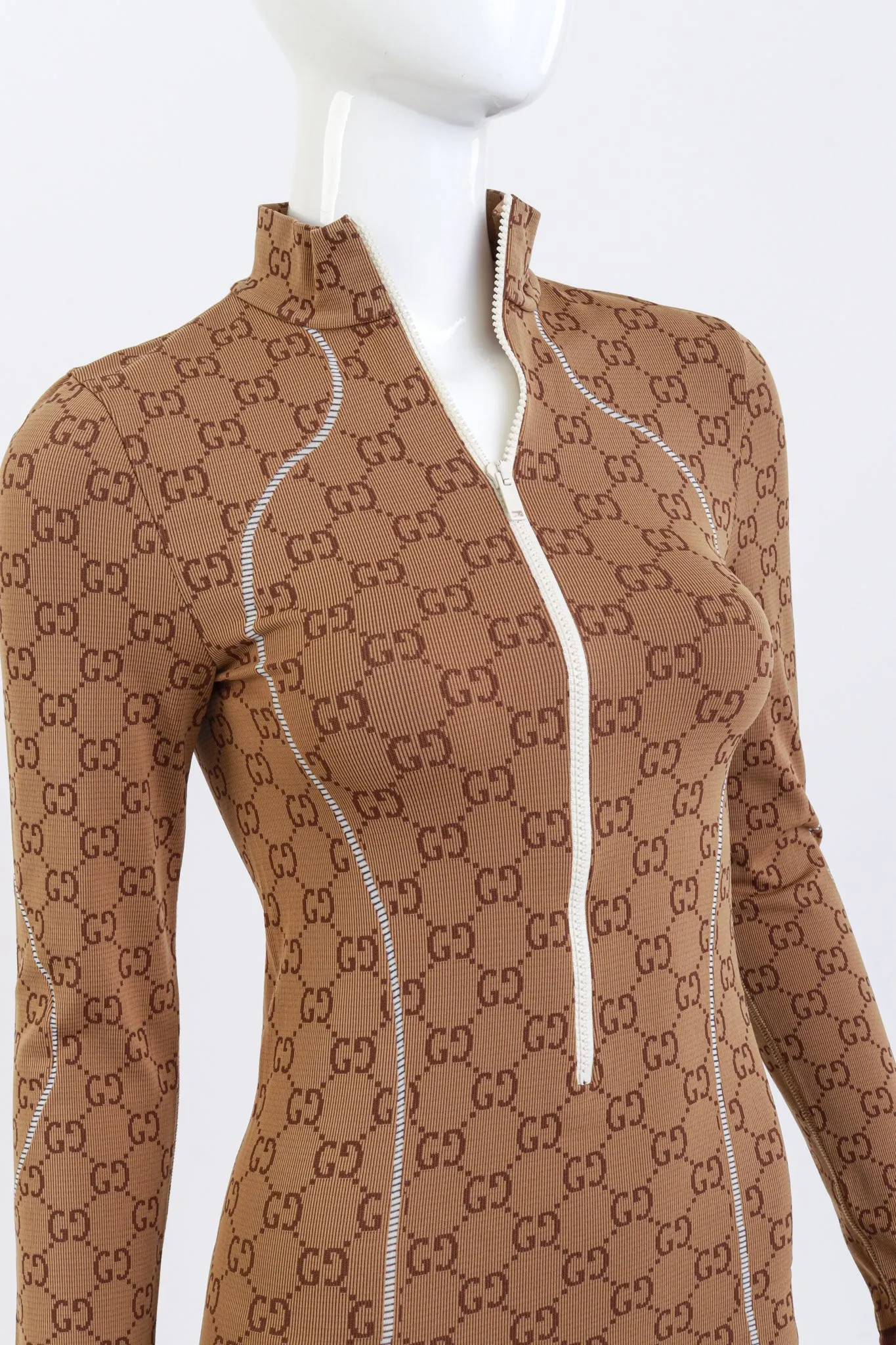 'GG' Jacquard Stretch Dress