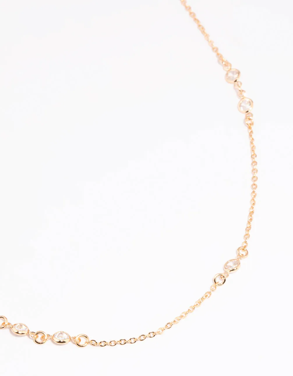 Gold Cubic Zirconia Waist Chain
