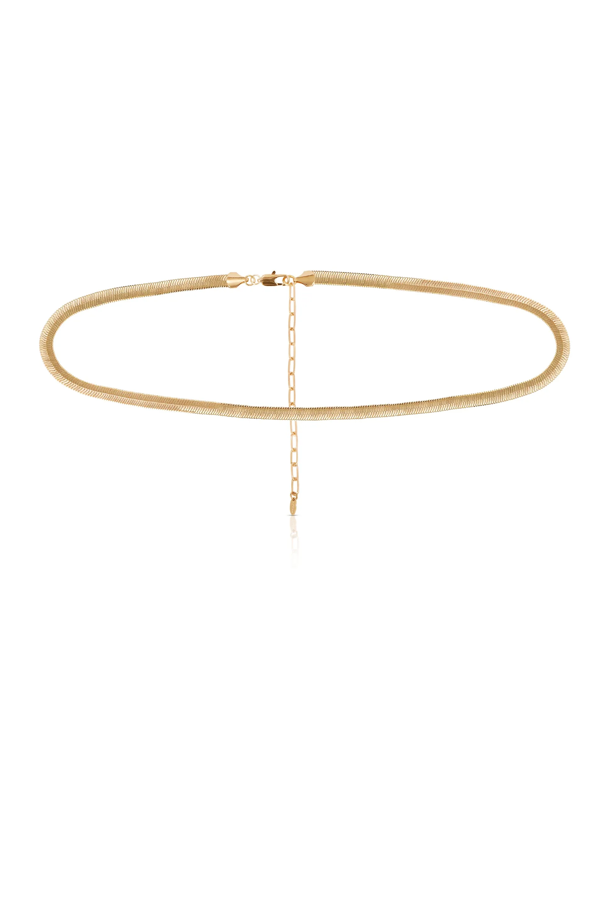 Gold Herringbone Waist Chain