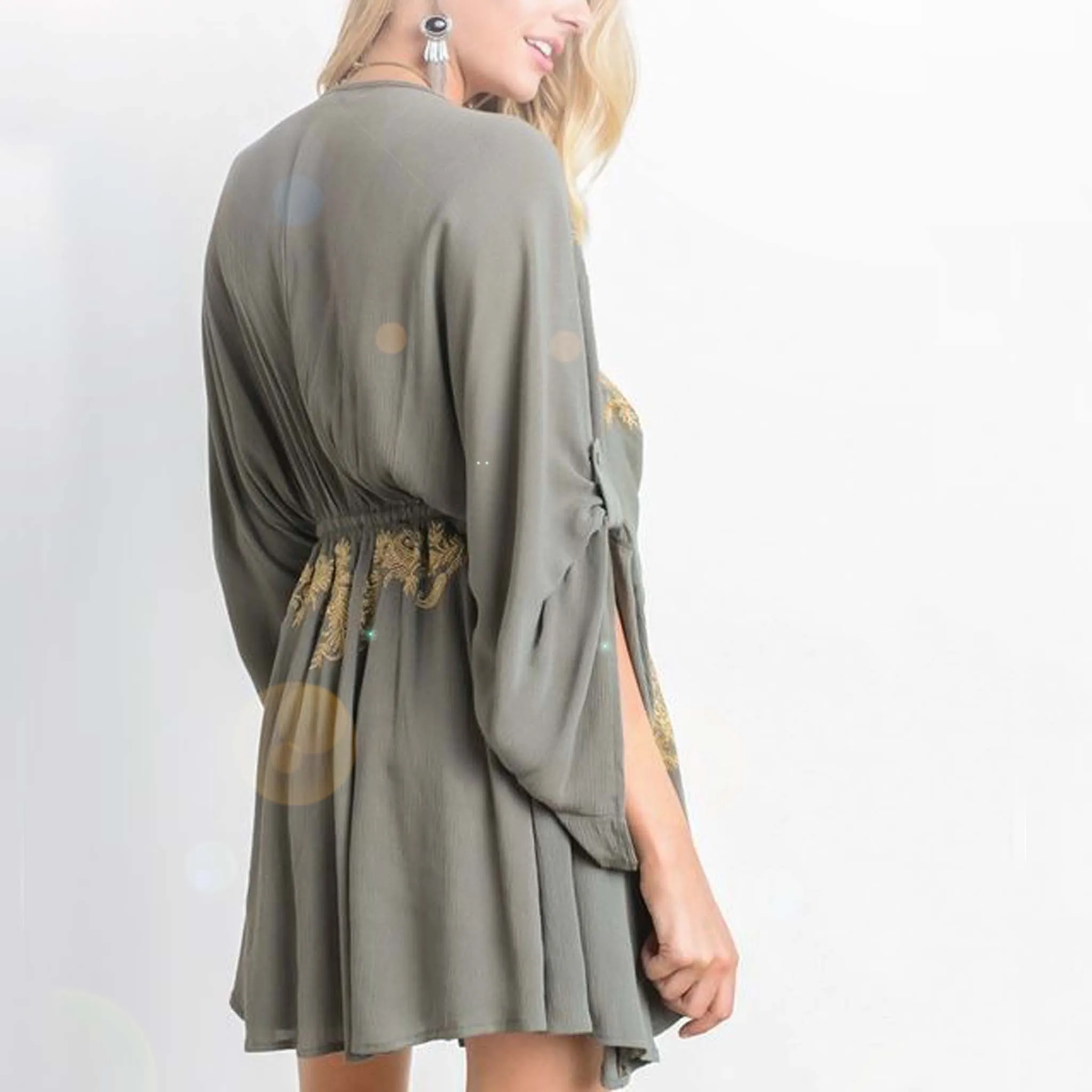 Golden Sage Dress