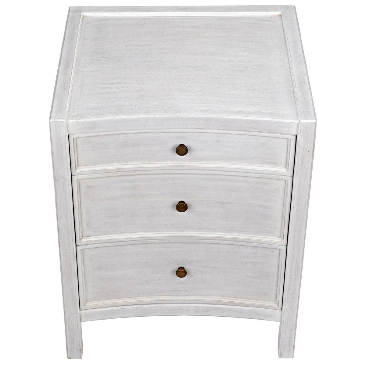 Hampton Night Stand 24", White Wash