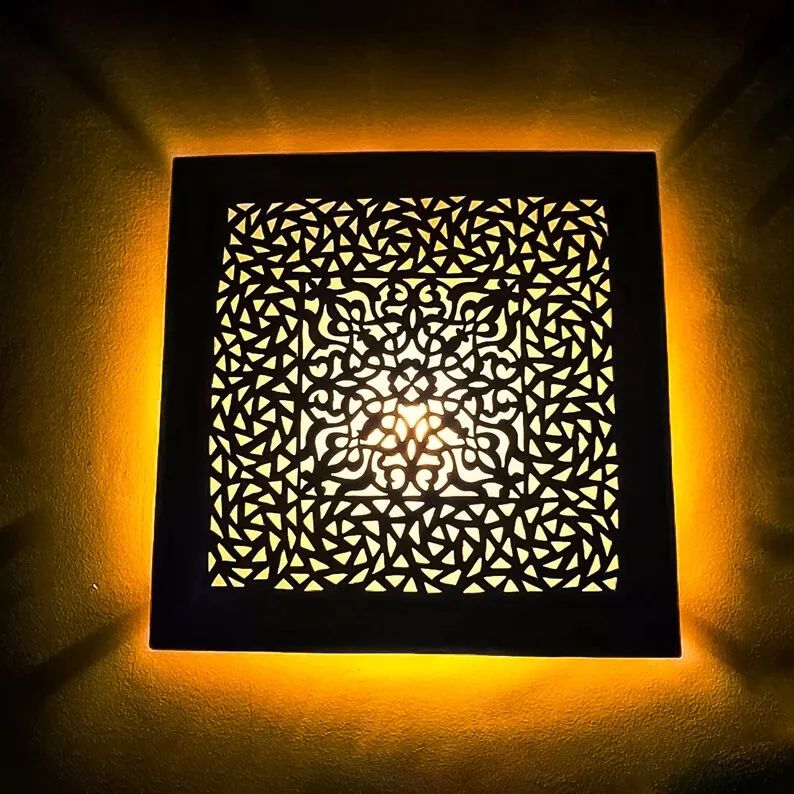handmade Moroccan lighting Moroccan wall light sconce decoration oriental lamp-Luxurious Moroccan wall lamp, antique brass wall lamp 100%