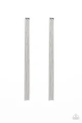 Head To Toe Dazzle - Silver Earrings