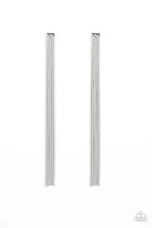 Head To Toe Dazzle - Silver Earrings