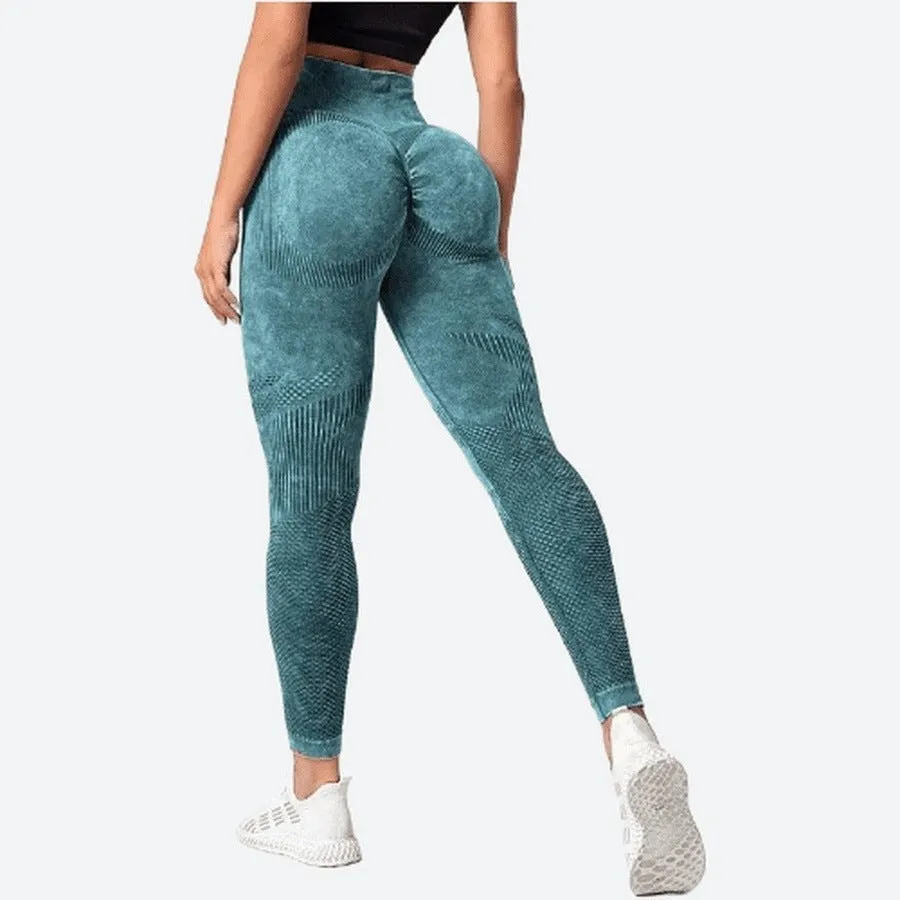 High-Waist Seamless Scrunch-Butt Leggings