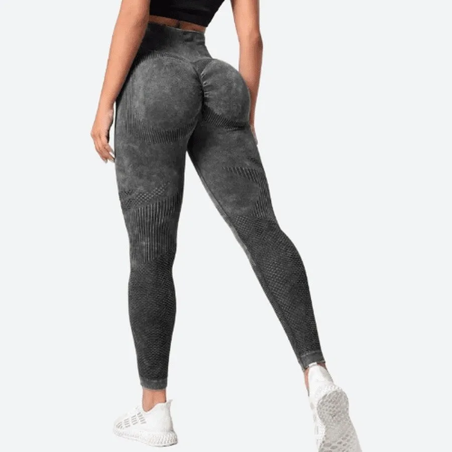 High-Waist Seamless Scrunch-Butt Leggings