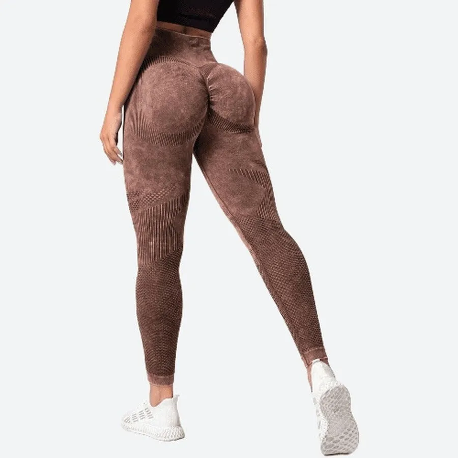 High-Waist Seamless Scrunch-Butt Leggings
