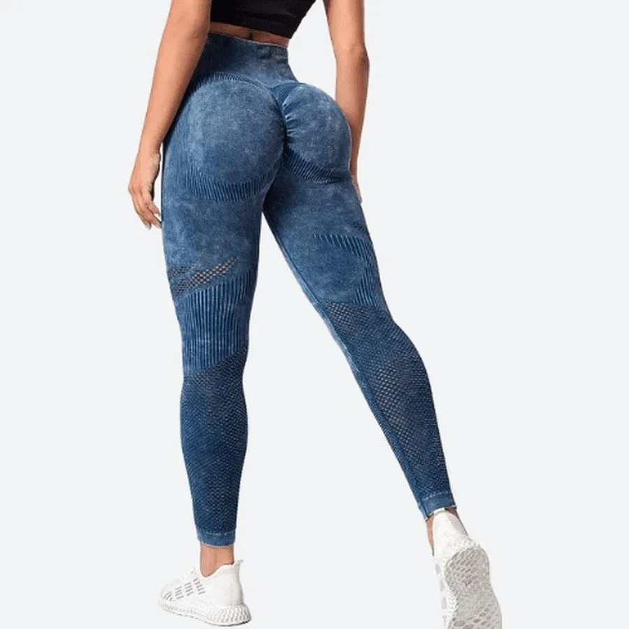 High-Waist Seamless Scrunch-Butt Leggings