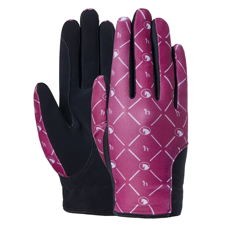 Horze Fia Kid's Sure Grip Stretchy Riding Gloves