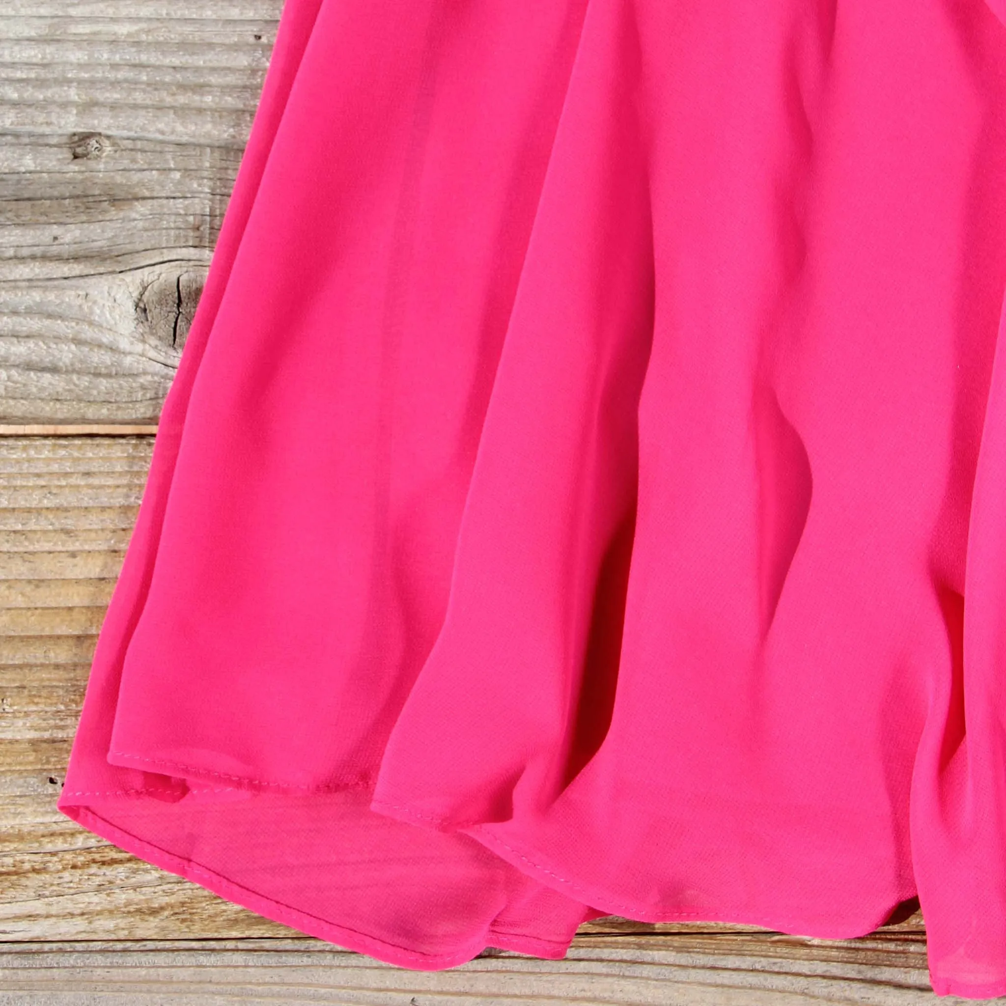 Idle Wind Dress in Fuchsia