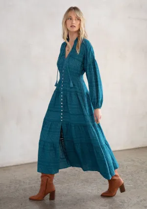 Isn't It Romantic Maxi Peasant Dress