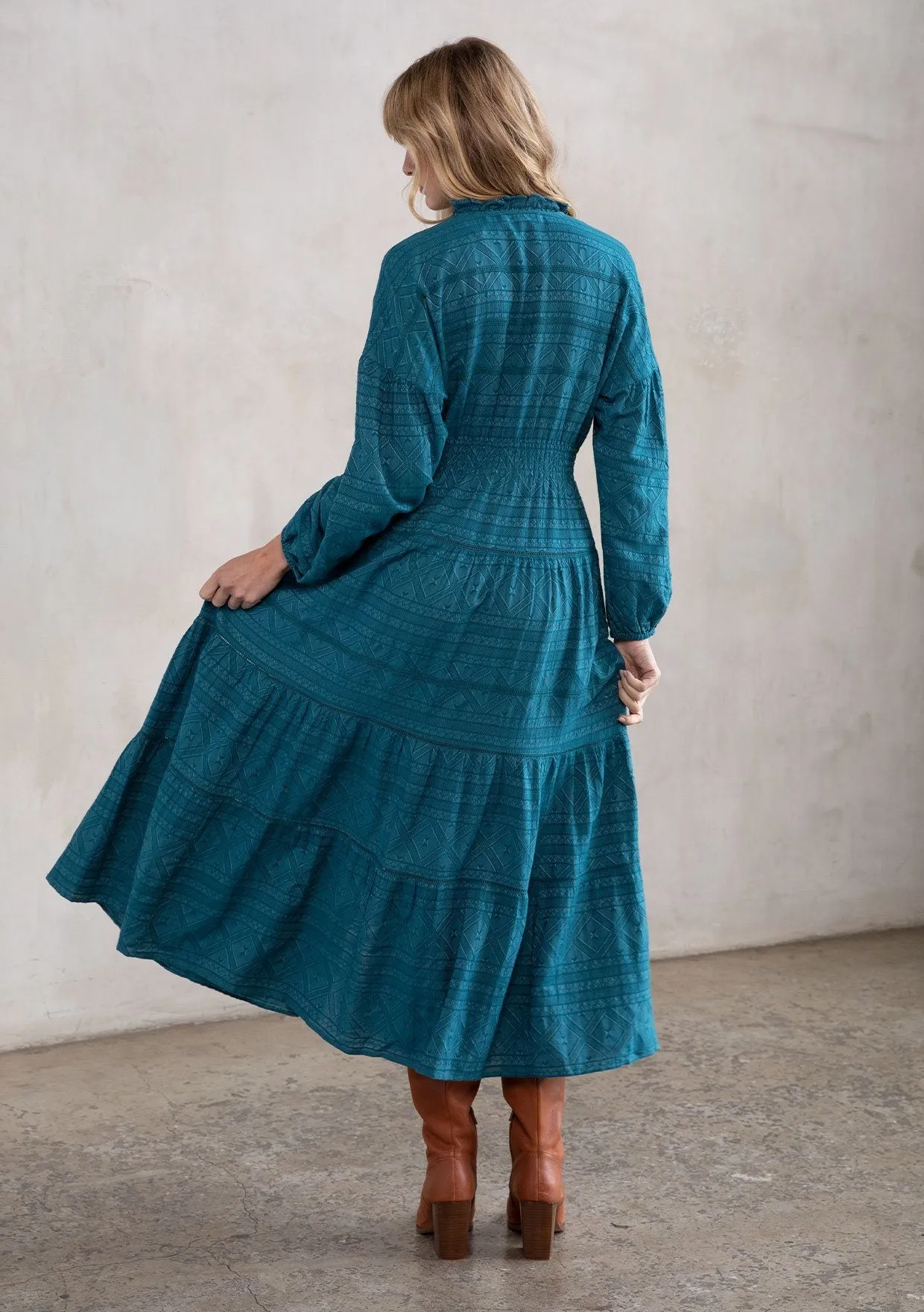 Isn't It Romantic Maxi Peasant Dress
