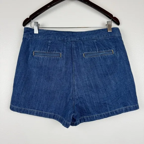 J. Crew Denim Skort Rinse Wash Size 8 NWT