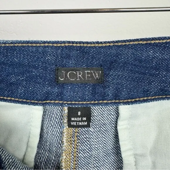 J. Crew Denim Skort Rinse Wash Size 8 NWT