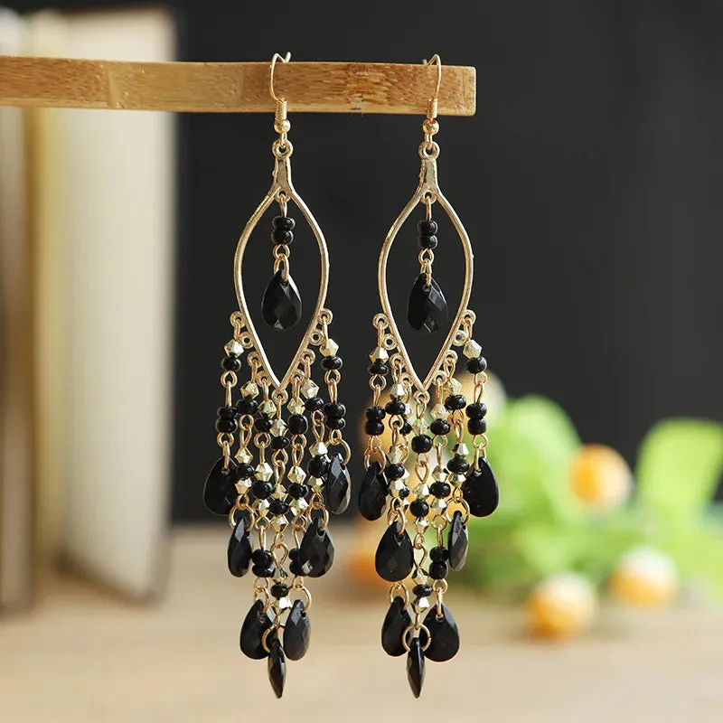 Jewellery - Bohemian Long Tassel Drop Earrings - New