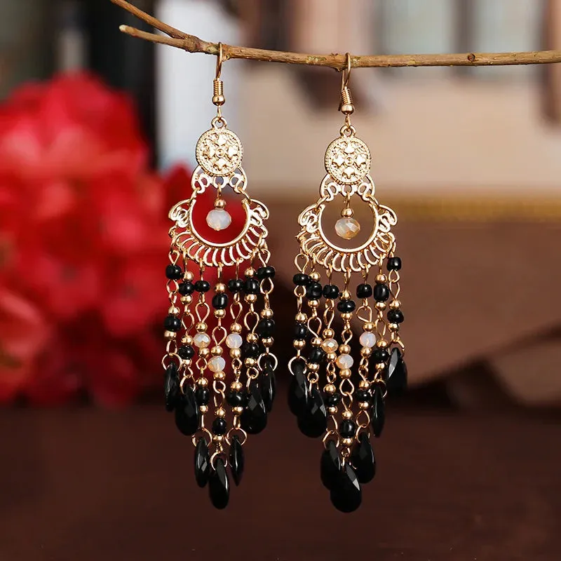 Jewellery - Bohemian Long Tassel Drop Earrings - New