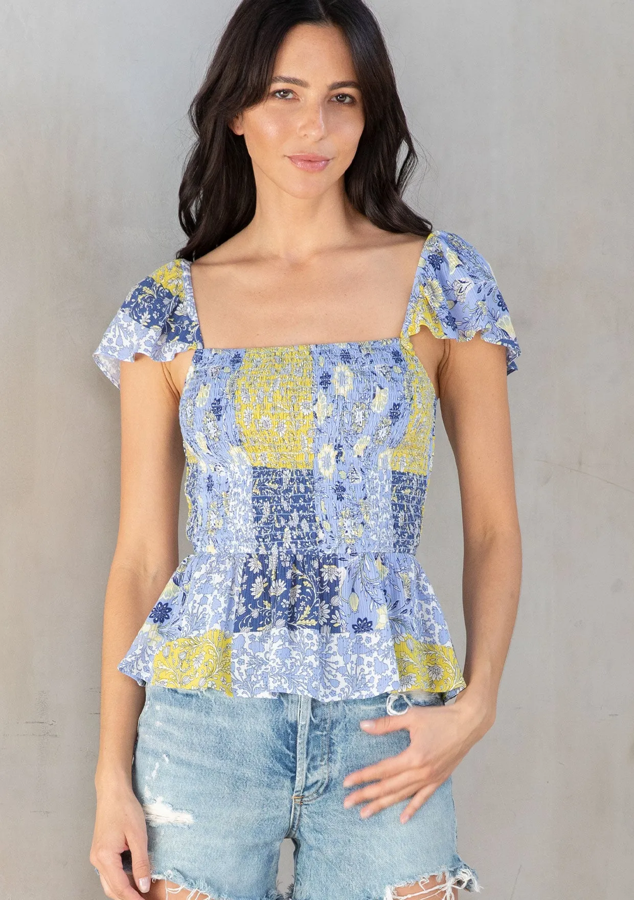 Johanna Smocked Top