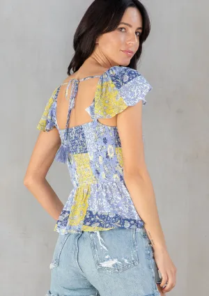 Johanna Smocked Top