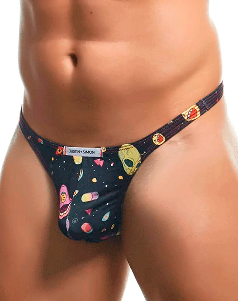 Justin simon Xsj03 Silky Sexy Thongs Psycodelic