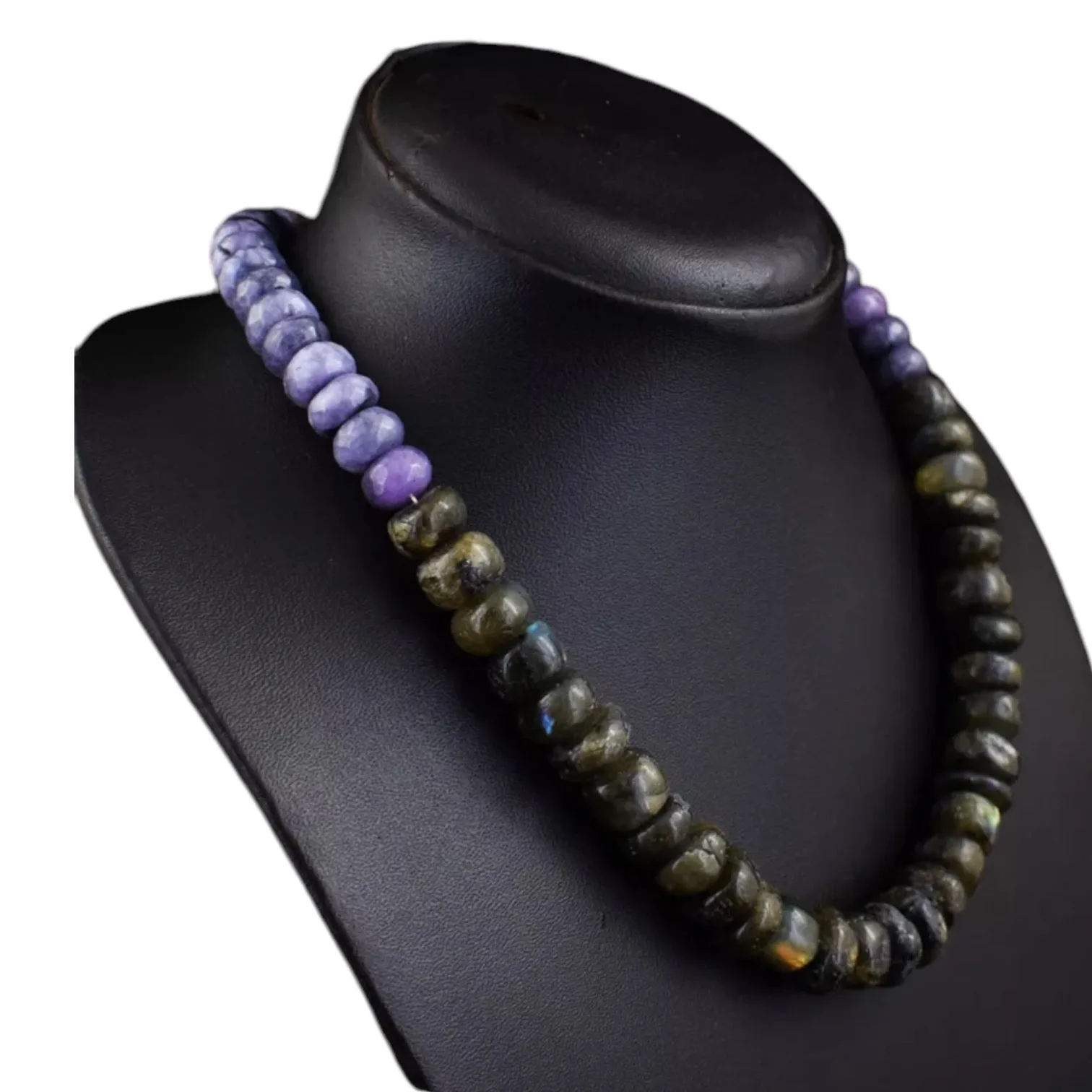 Labradorite & Iolite Beaded Necklace