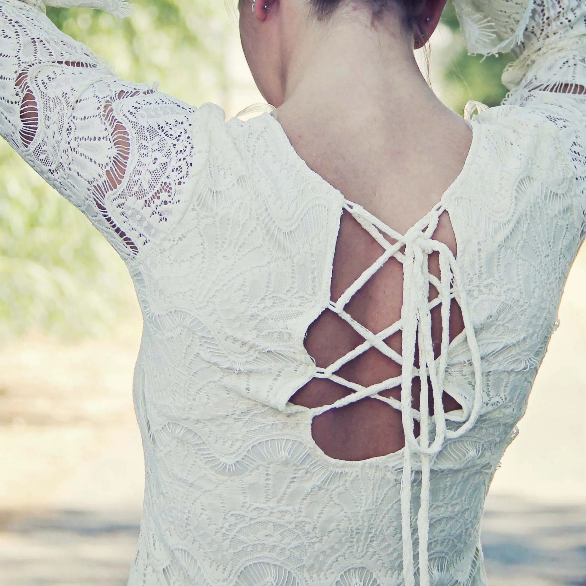 Lace & Tie Dress