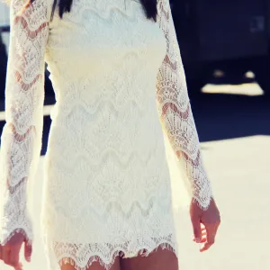 Lace & Tie Dress