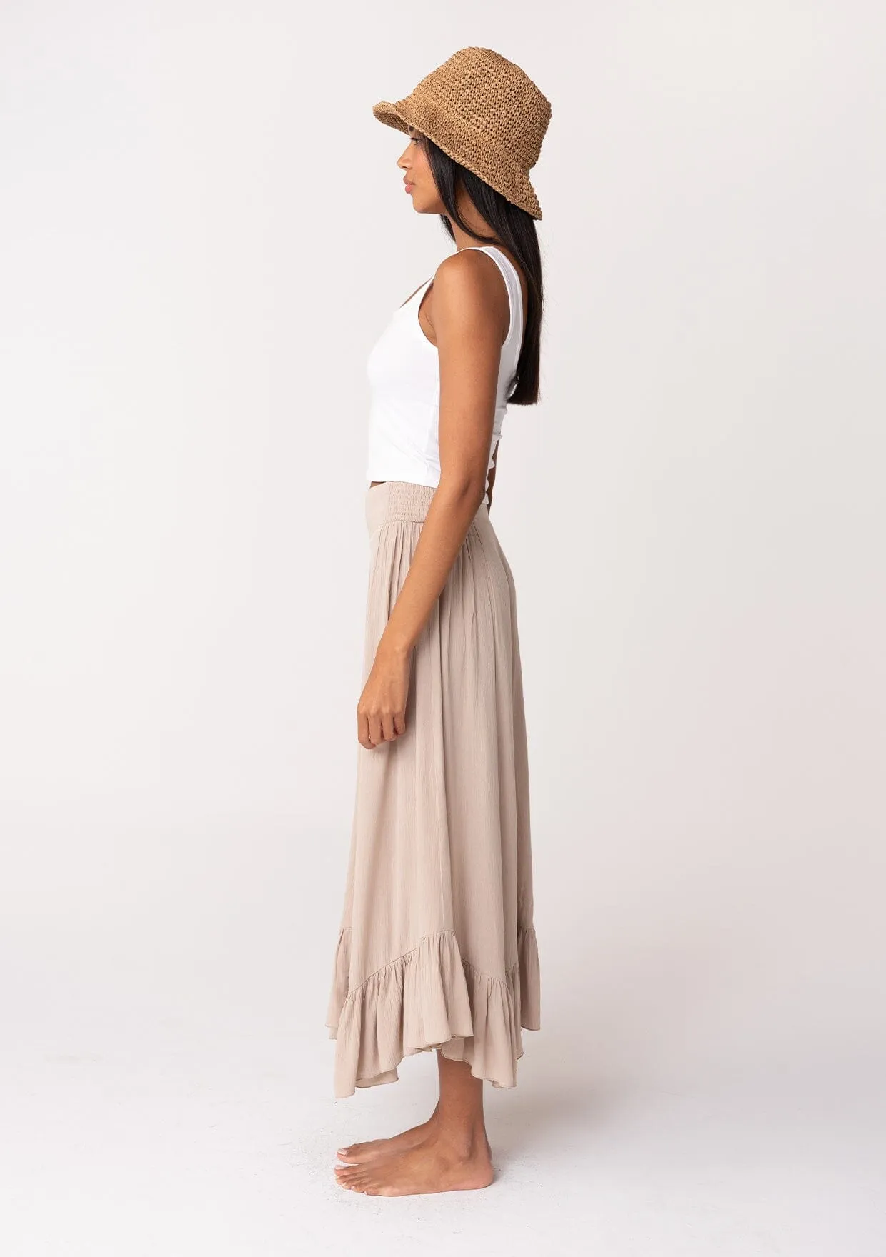 Lainey Ruffle Maxi Skirt