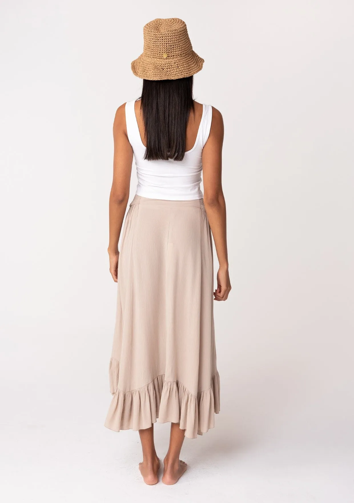 Lainey Ruffle Maxi Skirt